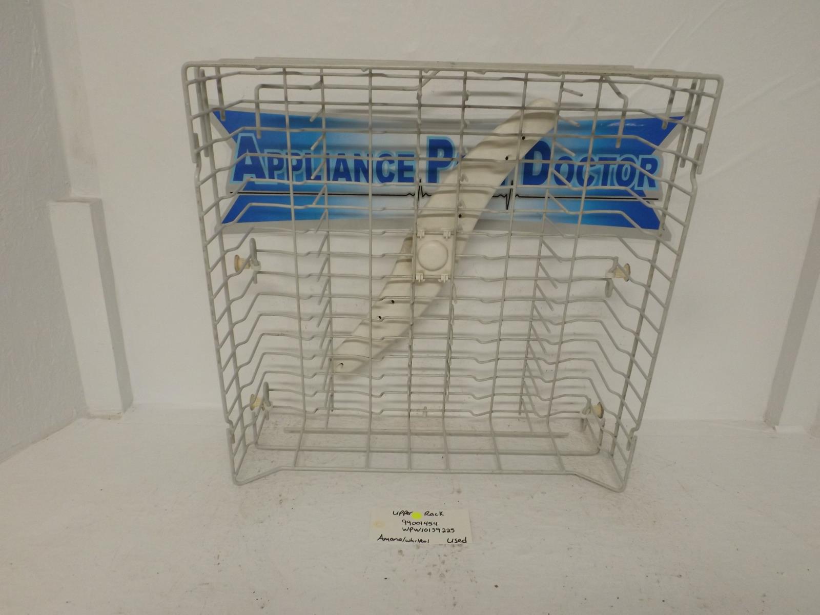 AMANA Dishwasher 99001454 WPW10139225 Upper Rack Used AMANA Dishwasher 99001454 WPW10139225 Upper Rack Used